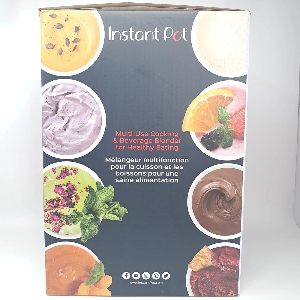 Instant Pot‎ Ace Cooking Blender 60oz 1.75L Multi-Use Glass Stainless Steel
